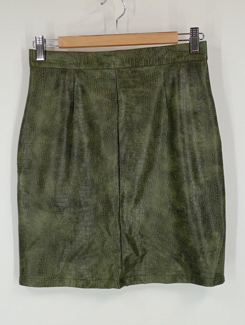 Noisy Mae Faux Croc Skirt